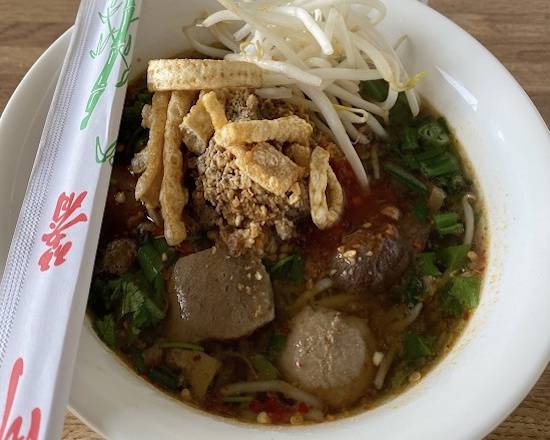 Order Boat Noodle Soup food online from Topthai Kitchen store, Lincoln on bringmethat.com