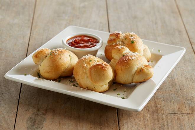 Order Garlic Parmesan Knots food online from Bj Restaurant & Brewhouse store, Westminster on bringmethat.com