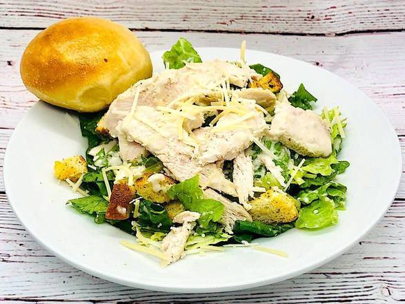 Order Chicken Caesar Salad  food online from Selma Chicago Pizzeria store, Rancho Santa Margarita on bringmethat.com