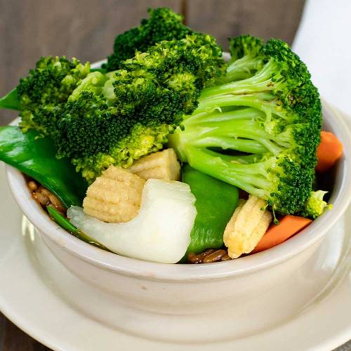 Order S Stir Fry Veg w/ Rice food online from Dittos Grill store, Louisville on bringmethat.com
