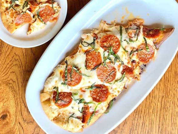 Order Pepperoni Flatbread food online from Carolina Ale House store, Jacksonville on bringmethat.com