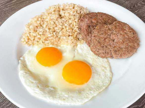 Order Eggs Any Style w/Turkey Sausage food online from Hugo Restaurant store, Studio City on bringmethat.com