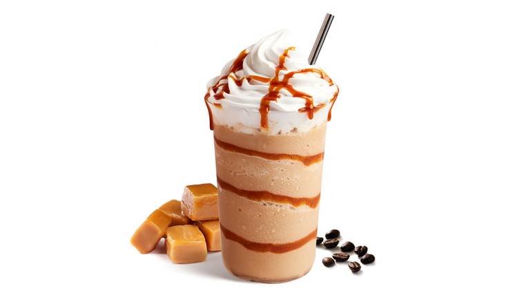 Order Caramel Ice Blended® drink food online from The Coffee Bean & Tea Leaf store, El Segundo on bringmethat.com