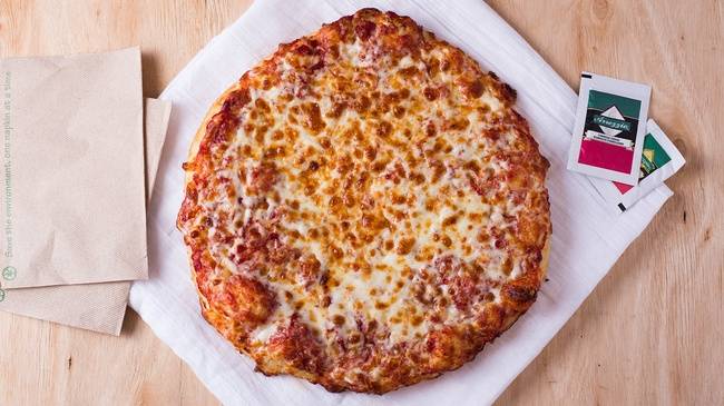 Order Cheese Pizza (Small) food online from Bellagios Pizza store, Wood Village on bringmethat.com