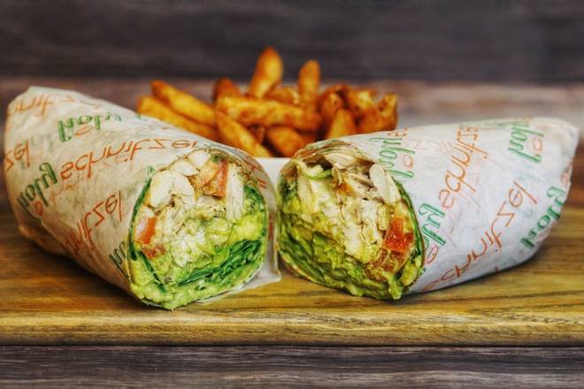 Order Spinach Avocado Wrap food online from Holy Schnitzel store, Aventura on bringmethat.com