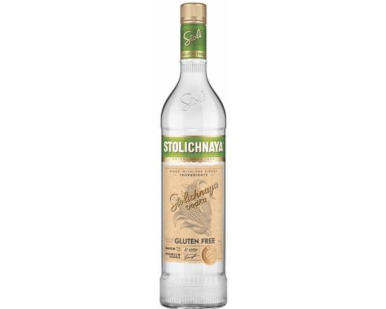 Order Stoli Gluten Free Vodka 750ml food online from Princess Liquors store, Port Saint Lucie on bringmethat.com