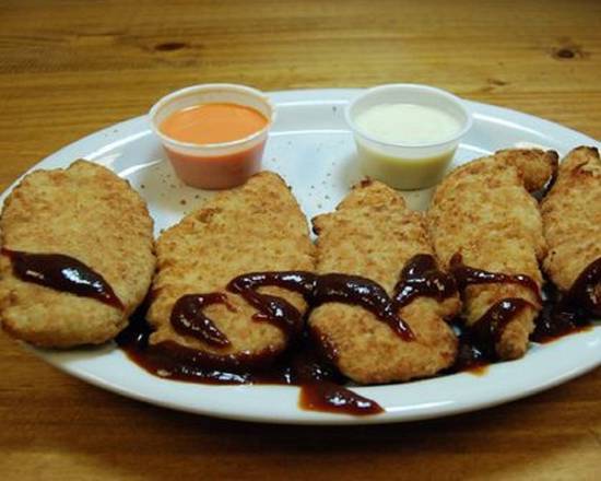 Order Boneless Chicken Tenders Basket food online from Stefano's Pizza store, Mill Valley on bringmethat.com