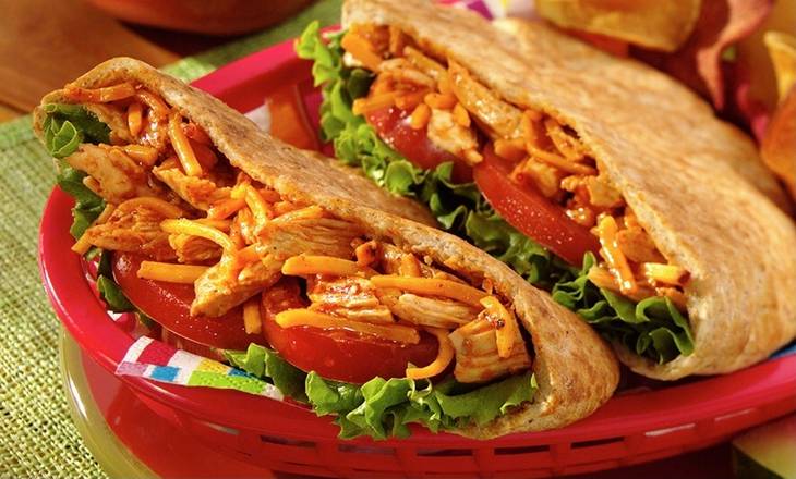Order Chicken Fajita Pita food online from Habeeb Grill By Pita Grill And Creperie store, Franklin on bringmethat.com