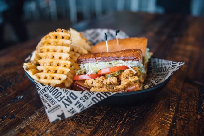 Order Catfish Poboy food online from Walk-On Sports Bistreaux store, Tallahassee on bringmethat.com