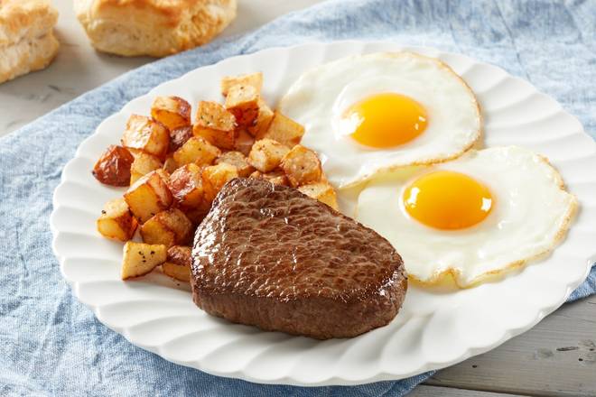Order Sirloin Steak* & Farm-Fresh Eggs* food online from Bob Evans store, Port Orange on bringmethat.com