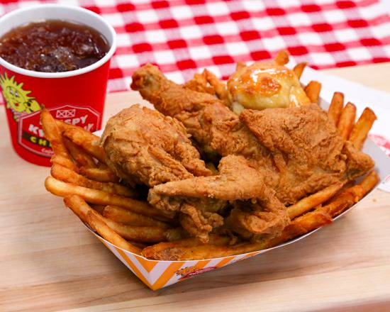 Order 4 Pieces Mix - Combo food online from Krispy Krunchy Chicken store, Doraville on bringmethat.com