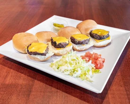 Order Burger Sliders (4 ) food online from Looney Pub store, College Park on bringmethat.com