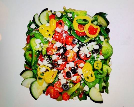 Order Greek Salad food online from Fired Up Pizza West store, Loxahatchee on bringmethat.com