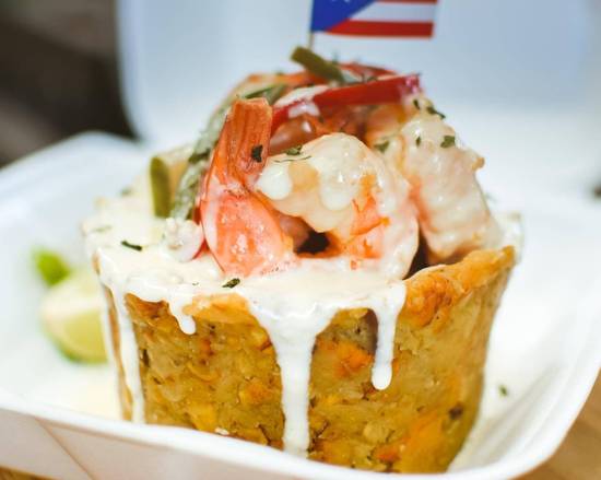 Order Stuffed Shrimp Mofongo  food online from VenPaca Food Truck store, Melbourne on bringmethat.com