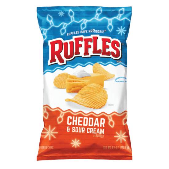 Order Ruffles Cheddar & Sour Cream 8.5oz food online from Casey store, Omaha on bringmethat.com