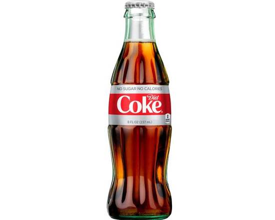 Order Diet Coke (8oz Glass Bottle) food online from Nobu Miami store, Miami Beach on bringmethat.com