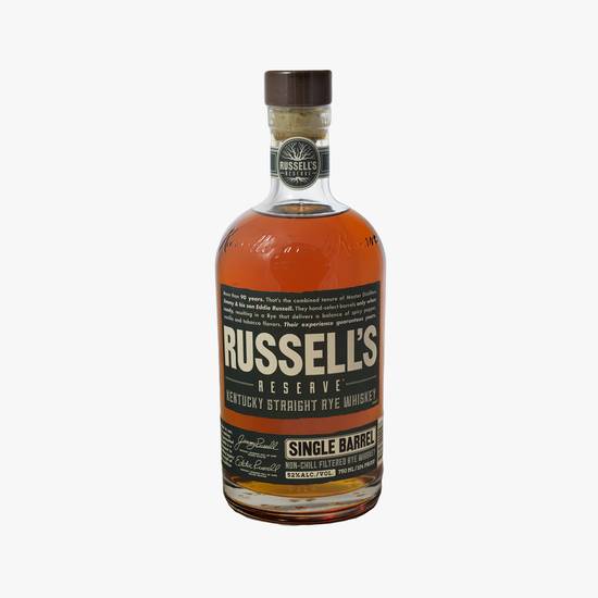Order Russell's Reserve Single Barrel Kentucky Straight Rye Whiskey food online from Santa Monica Liquor store, Santa Monica on bringmethat.com