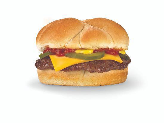 Order Cheese Burger Sandwich food online from A&W Restaurant store, Tampa on bringmethat.com