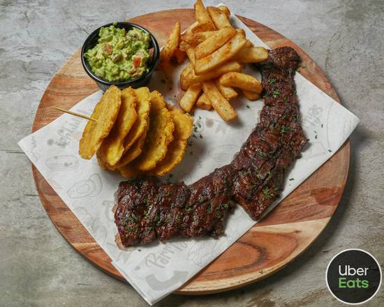 Order Churrasco (12 oz) food online from Parriyas Restaurant store, West New York on bringmethat.com