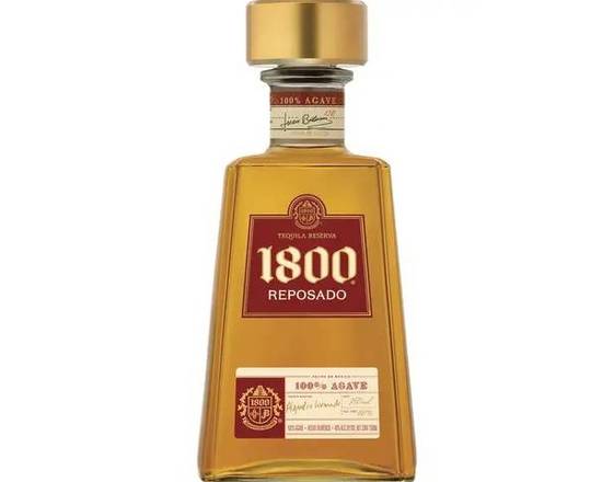 Order 1800 Tequila Reposado, 750mL tequila (40.0% ABV) food online from Xtra Liquors & Wines store, WEST MIAMI on bringmethat.com