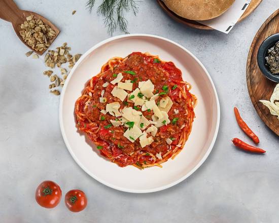 Order Bolognese Pasta (Spaghetti) food online from Palazzo Pasta House store, Hartford on bringmethat.com