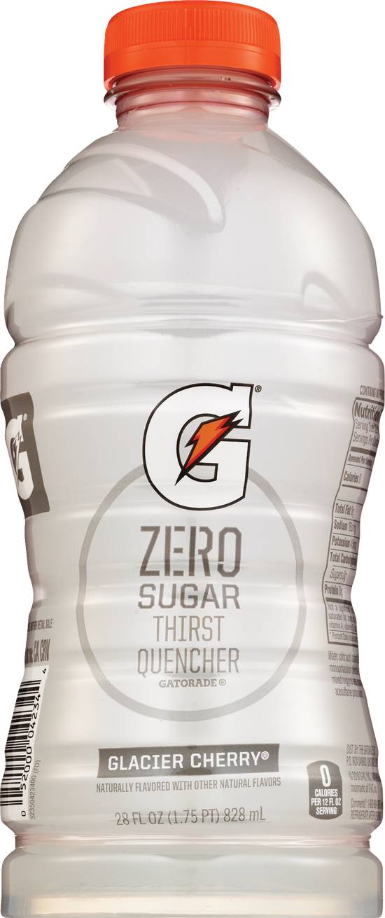 Order Gatorade Zero Sugar Thirst Quencher Drink, Glacier Cherry, 28 OZ food online from Cvs store, LINCOLN on bringmethat.com
