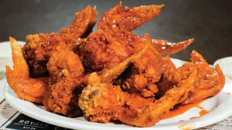 Order Sticky Wings (10) food online from Dallas BBQ store, Jamaica on bringmethat.com