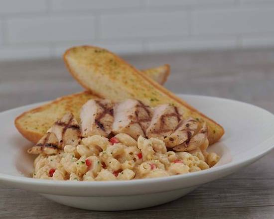 Order Twisted Mac, Chicken & Cheese food online from Hard Rock Cafe store, Hollywood on bringmethat.com