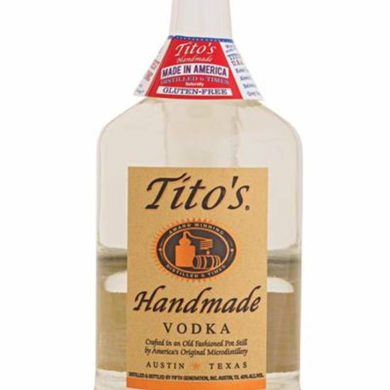 Order TITO'S HANDMADE VODKA 1.75 ml food online from Rocky Liquor store, Claremont on bringmethat.com