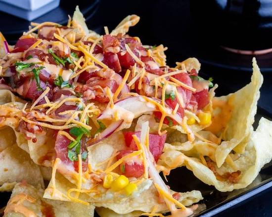 Order Deep Sea Nachos  food online from Sushistop store, Orlando on bringmethat.com
