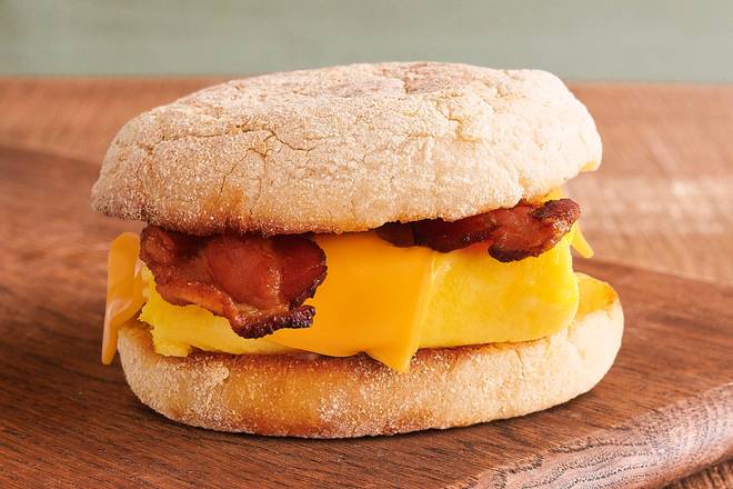 Order Bacon, Egg & Cheese Muffin food online from Farmer Boys store, Santa Fe Springs on bringmethat.com
