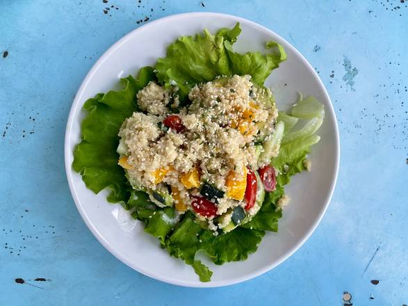 Order Quinoa Stuffed Avocado food online from Dish Society store, Houston on bringmethat.com
