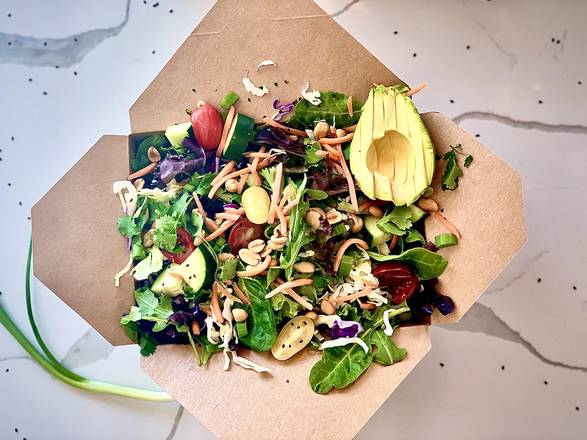 Order Asian Style Salad with Sesame Dressing food online from The Salad Bowl store, Oakland on bringmethat.com