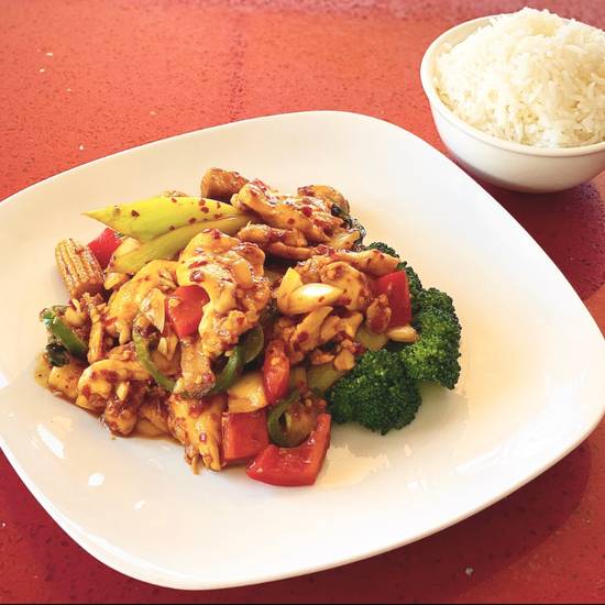 Order Spicy Chicken or Tofu food online from Fuzion Five store, Palm Springs on bringmethat.com