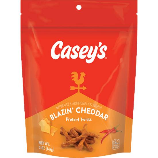 Order Casey's Blazin' Cheddar Pretzel Twists 5oz food online from Casey store, Elkhart on bringmethat.com