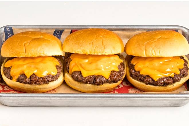 Order Cheeseburger Sliders food online from Arooga's Route 11 store, Mechanicsburg on bringmethat.com