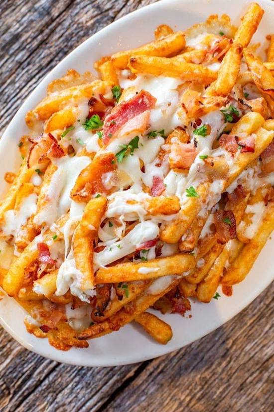 Order Cheese Fries food online from Manhattan Pizza store, Fairfax on bringmethat.com