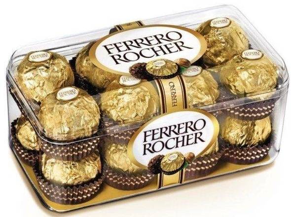 Order Ferrero Rocher (16 count) food online from Claudia's Flowers store, North Miami on bringmethat.com