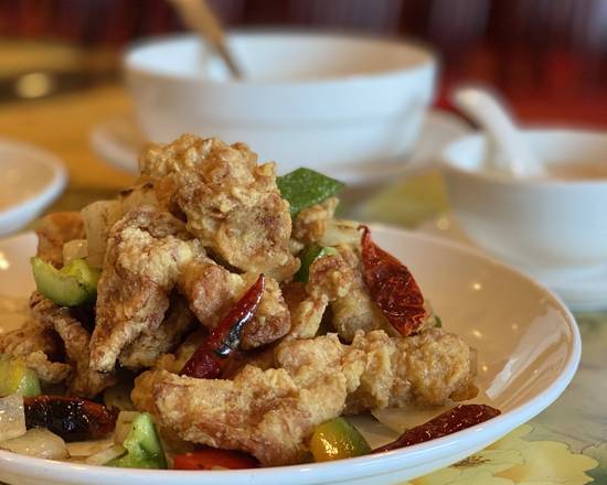 Order P2. Fried Crispy Pork Chop food online from Din Ho Chinese BBQ store, Austin on bringmethat.com