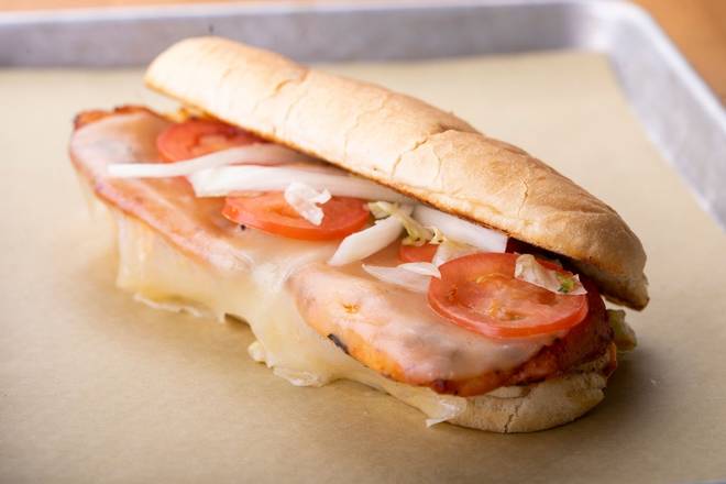 Order Spicy Chicken and Cheese Sandwich food online from Toma Mojo Grill store, Minnetonka on bringmethat.com