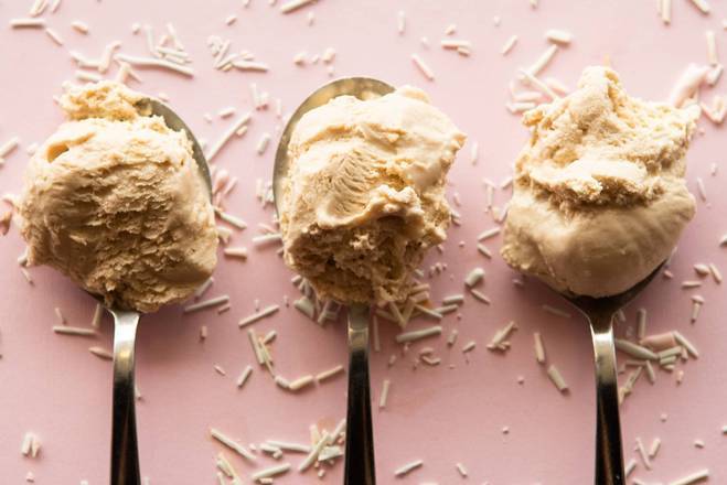 Order Coffee and Donuts Ice Cream (Pint) food online from Mayday Ice Cream store, Jacksonville Beach on bringmethat.com