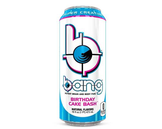 Order Bang Energy 16oz Birthday Cake  food online from Fresko Market store, Miami on bringmethat.com