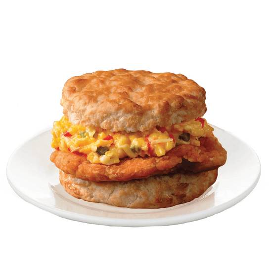 Order NEW! Cajun Chicken Filet with Pimento Cheese Biscuit food online from Bojangles store, Carolina Beach on bringmethat.com
