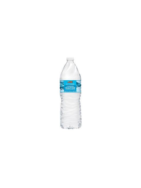 Order ExtraMile Purified Water 1 Liter food online from Chevron Extramile store, W Sacramento on bringmethat.com