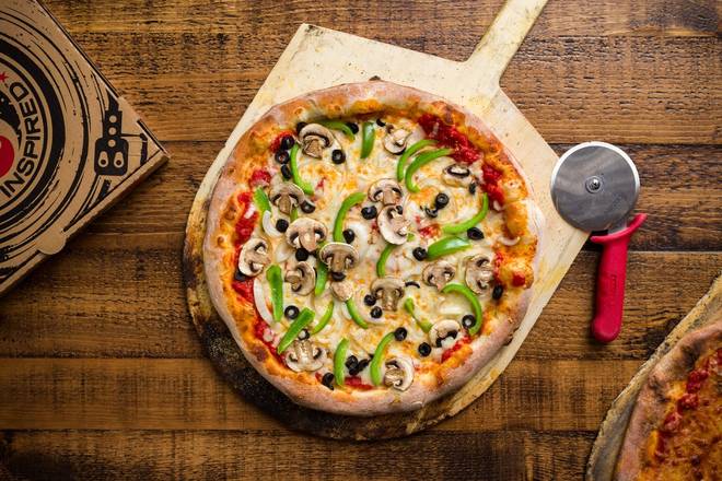 Order Crazy Little Thing (Vegetarian)(Red Sauce) food online from The Rock Wood Fired Pizza store, Tacoma on bringmethat.com