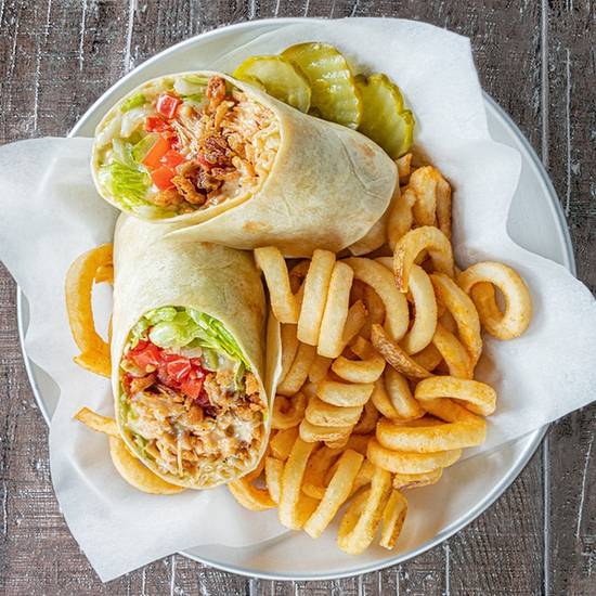 Order Apache Chicken Wrap food online from Buffalos Cafe store, Dacula on bringmethat.com