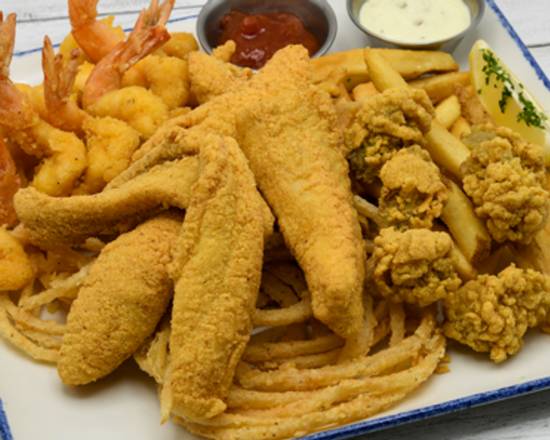 Order Fried Seafood Platter food online from Landry's Seafood House store, Orlando on bringmethat.com