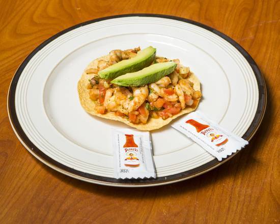 Order Tostada De Ceviche De Camaron food online from Mariana's store, Las Vegas on bringmethat.com