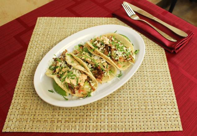 Order Carnitas Taco food online from Churrasco Fusion store, West Palm Beach on bringmethat.com