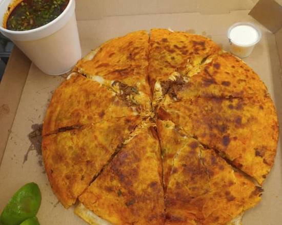 Order Birria Pizzadilla food online from Tasti Tacos #1 store, Durham on bringmethat.com